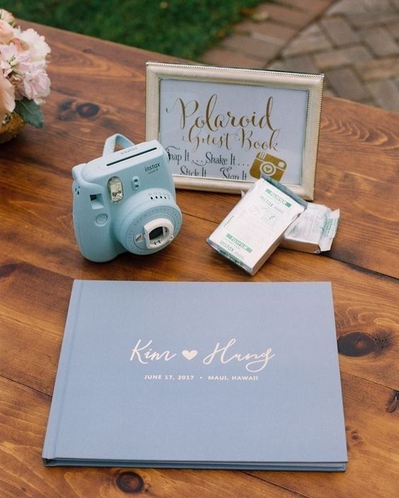 Polaroid Guest Book Wedding Ideas Polaroid Guest Book Wedding Ideas photo