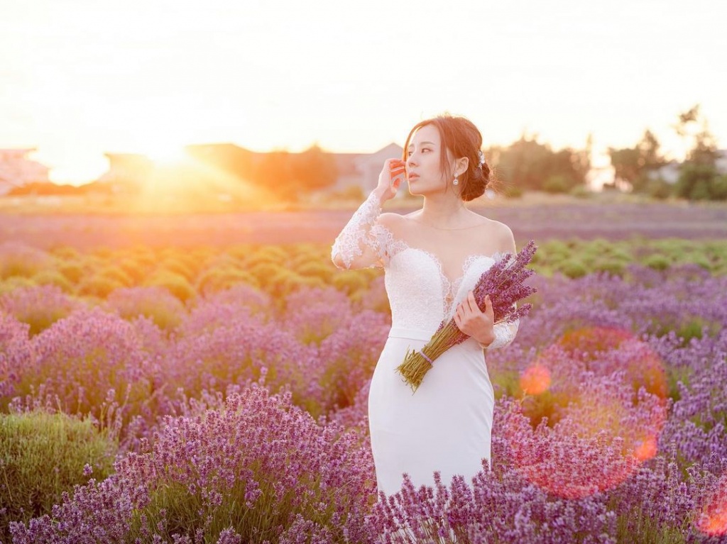 Lavender in Wedding Bouquets Lavender in Wedding Bouquets