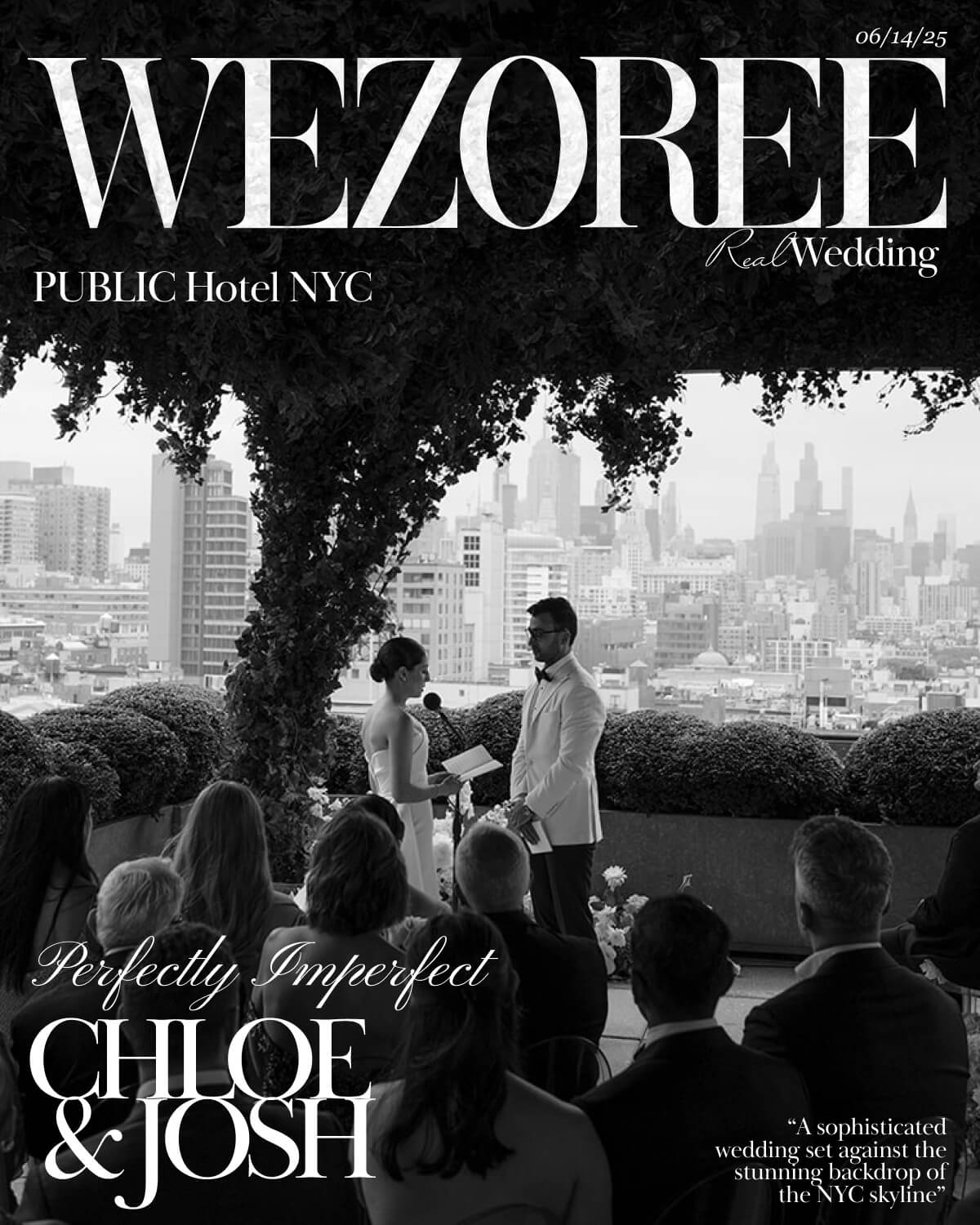 Chloe and Josh's Perfectly Imperfect Wedding at PUBLIC Hotel NYC Chloe and Josh's Perfectly Imperfect Wedding at PUBLIC Hotel NYC photo